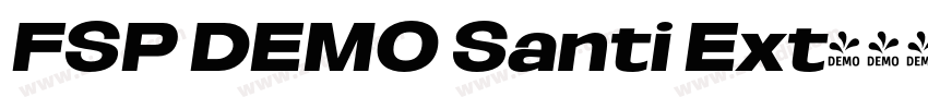 FSP DEMO Santi Ext字体转换 FSP DEMO Santi Ext字体转换